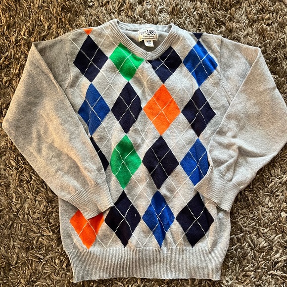 Children’s Place Boy Size M (7/8) Dressy V-neck sweater, good condition - Picture 1 of 6